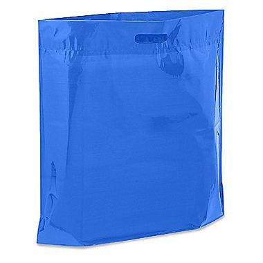 Bolso de compras cortado con tintas polivinílico de 2 de la milipulgada de la manija del regalo favores de partido 9" X12”