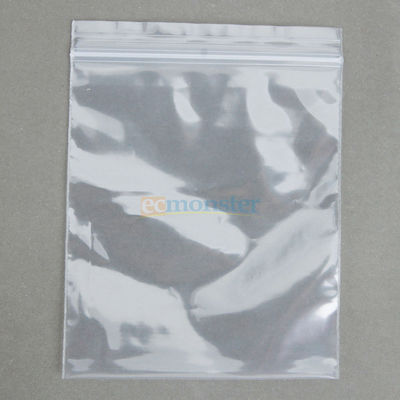 El ziplock de la categoría alimenticia del claro del LDPE del plástico de HUAKIN 2mil 50microns empaqueta la bolsa del almacenamiento de congelador