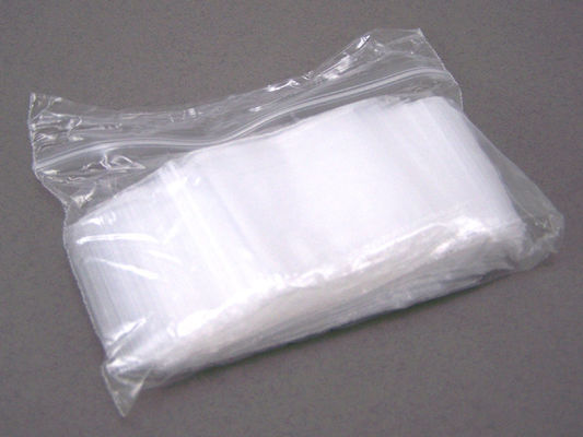 El ziplock de la categoría alimenticia del claro del LDPE del plástico de HUAKIN 2mil 50microns empaqueta la bolsa del almacenamiento de congelador