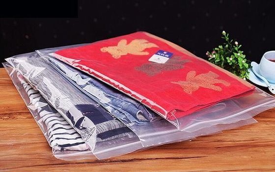 bolso que se puede volver a sellar a prueba de humedad de los bolsos ziplock reconectables plásticos transparentes reutilizables 2mil