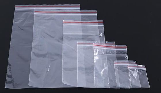 el ziplock reconectable del diverso cierre superior de cremallera polivinílico de los tamaños empaqueta bolsos del embalaje del claro del sello del apretón de las bolsas de la cremallera