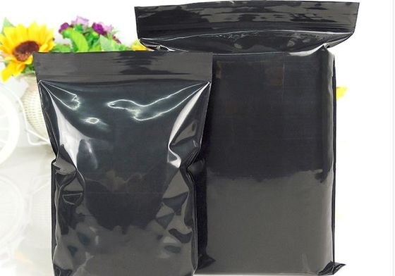 la cremallera plástica polivinílica negra que protege los bolsos reconectables gruesos durables ziplock para la electrónica de la joyería pieza