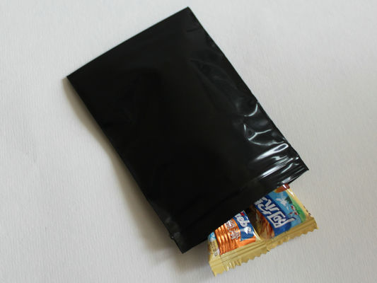 la cremallera plástica polivinílica negra que protege los bolsos reconectables gruesos durables ziplock para la electrónica de la joyería pieza