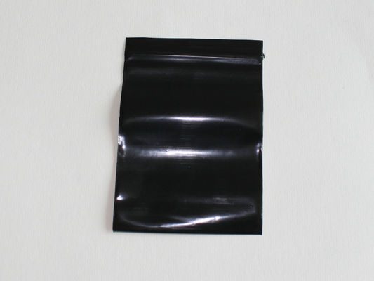 la cremallera plástica polivinílica negra que protege los bolsos reconectables gruesos durables ziplock para la electrónica de la joyería pieza