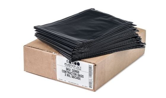 Los desperdicios resistentes de la basura de la basura de la puntura de baja densidad resistente negra pueden los bolsos del trazador de líneas