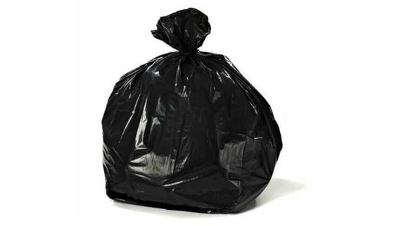 Los desperdicios resistentes de la basura de la basura de la puntura de baja densidad resistente negra pueden los bolsos del trazador de líneas