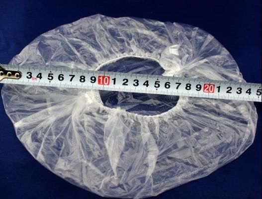 casquillo de ducha de baño bouffant de la banda elástica de la prenda impermeable del pelo del hotel de la ducha disponible para el balneario de la belleza