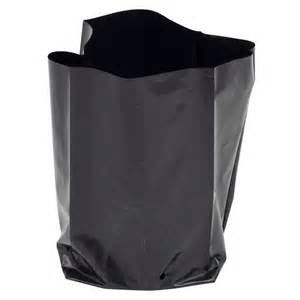el plástico polivinílico negro resistente ULTRAVIOLETA de los bolsos del plantador del LDPE de 4mil 5mil crece los bolsos para el invernadero