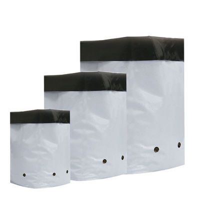 polivinílicos blancos resistentes ULTRAVIOLETA del cuarto de niños hortícola del almácigo de 3gal que cultivan un huerto 5gal 4mil crecen bolsos