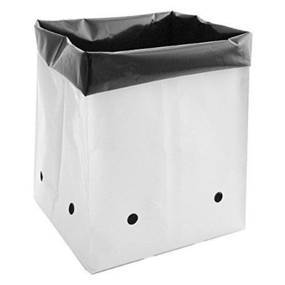 polivinílicos blancos resistentes ULTRAVIOLETA del cuarto de niños hortícola del almácigo de 3gal que cultivan un huerto 5gal 4mil crecen bolsos