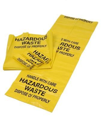 sacos de basura peligrosos del biohazard 2mil del cubo de la basura del trazador de líneas de la autoclave médica plástica del hospital